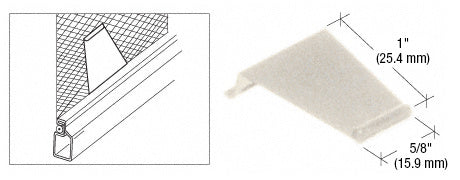 CRL Plastic Pull Tabs For Screens - Bulk