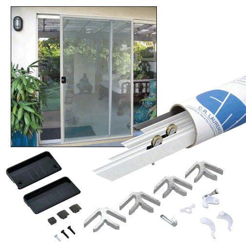 CRL K.D. Screen Door Kit- Steel Rollers