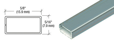 CRL 5/8" x 5/16" Roll Formed Aluminum Spreader Bar
