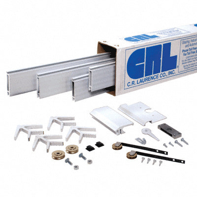 CRL Champion Series Powder Coated Heavy-Duty Extruded K.D. Sliding Screen Door Kit