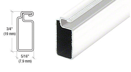 CRL 3/4" x 5/16" Roll Formed Screen Frame - 144
