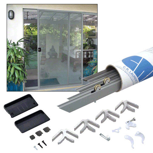 CRL K.D. Screen Door Kit- Steel Rollers