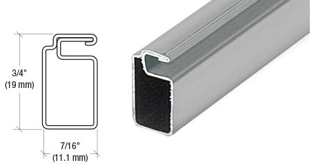 CRL 3/4" x 7/16" Roll Formed Aluminum Screen Frame - 144