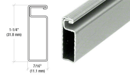 CRL 1-1/4" x 7/16" Roll Formed Aluminum Screen Frame