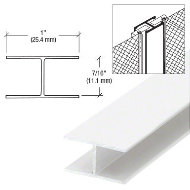 CRL 7/16" Extruded Aluminum Splicing Bar