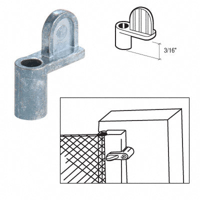 CRL 3/16" Diecast Window Screen Clip - Bulk