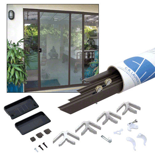 CRL K.D. Screen Door Kit- Steel Rollers