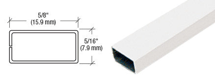 CRL 5/8" x 5/16" Roll Formed Aluminum Spreader Bar