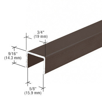 CRL Series 3601 Side Jamb Channel - 144"