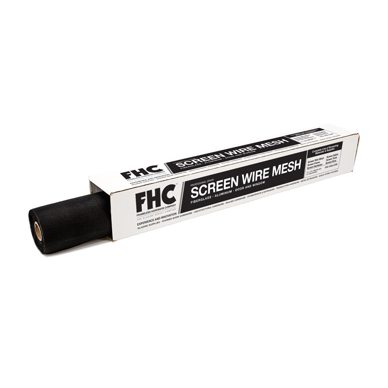 FHC 48" X 100' Pet Resistant Screen Wire - Vinyl Coated Polyester - Charcoal