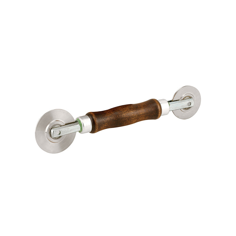 FHC 2-1/2" X 2" Steel Nylon Wheel Roller With Wood Handle (Single Pack)