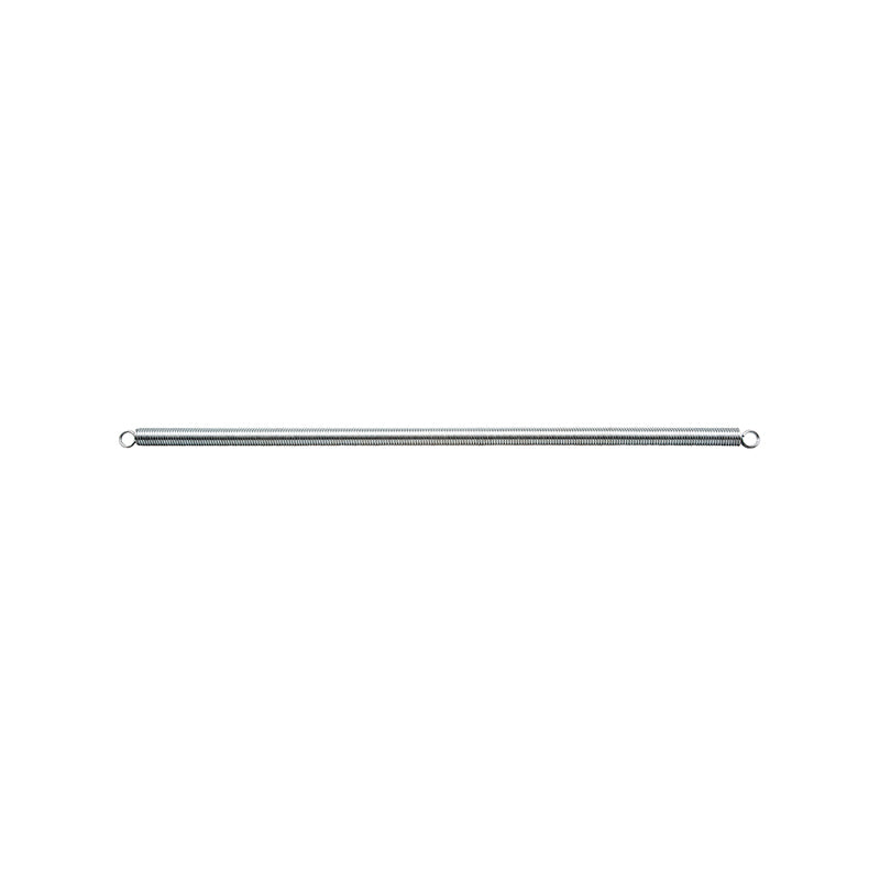 FHC Wood Screen Door Closer Extension Spring - Nickel-Plated Finish - 0.065 Ga X 15/32" X 16-3/8" - Closed Double Loop - (1-Pack)