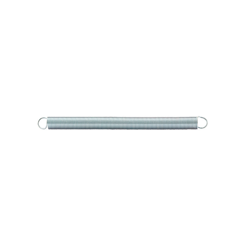 FHC Extension Spring - Spring Steel Construction - Nickel-Plated Finish - 0.025 Ga X 1/4" X 3-1/4" - Closed Single Loop - (2-Pack)