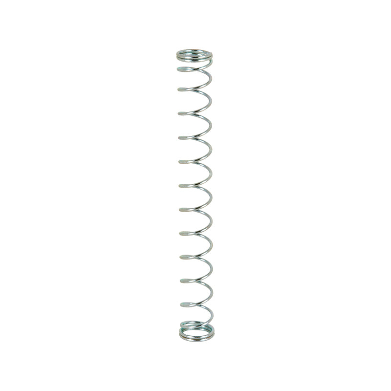 FHC Compression Spring - Spring Steel Construction - Nickel-Plated Finish - 0.020 Ga X 7/32" X 1-3/4" - (4-Pack)