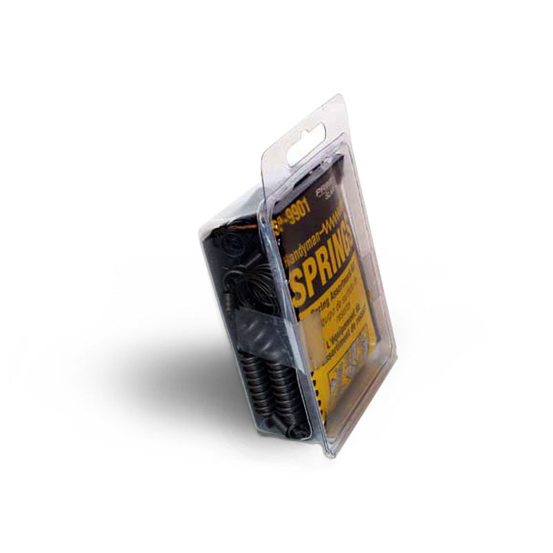 FHC Spring Assortment - Spring Steel Construction - Nickel-Plated Finish - 20 Extension Springs - 64 Compression Springs - (1-Pack)