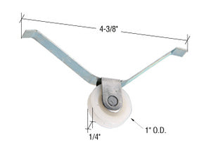 CRL 1" Nylon Sliding Screen Door Spring Tension Roller *DISCONTINUED*