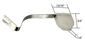 CRL Sliding Screen Door 3/4" x 1/4" Spring Tension Bottom Guide for Ador/Hilite Doors *DISCONTINUED*