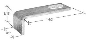 CRL 1-1/2" x 5/16" Aluminum Screen Stretcher Clips - Carded *DISCONTINUED*