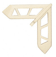 CRL Pella 3/4" x 7/16" Plastic Screen Frame Corner - 20/PK *DISCONTINUED*