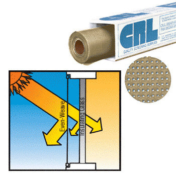 CRL Even-Weave Solar Screen Mesh