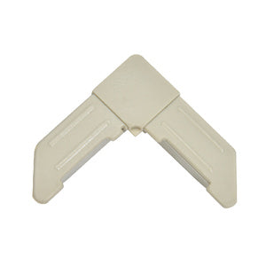 CRL 3/4" x 7/16" (19 x 11 mm) Corner for WSF34716 Series Screen Frame - Pack of 100