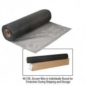 CRL Vision Perfect Charcoal Fiberglass Insect Screen - 100' Roll