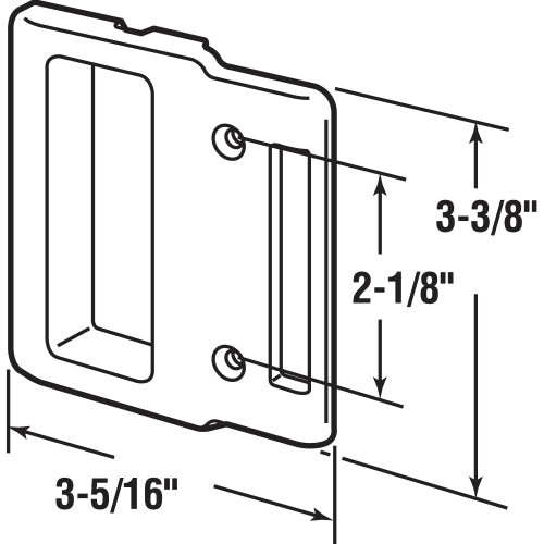 Stone Sliding Screen Door Pull - Andersen