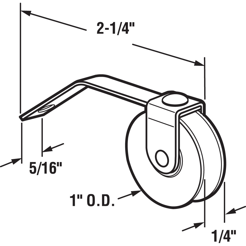 FHC Screen Door Tension Spring With 1" Steel Ball Bearing Roller - Academy