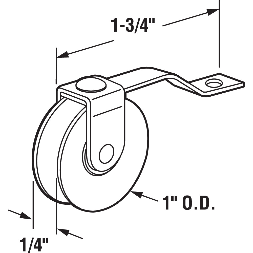 1" Screen Door Tension Spring With Roller - Academy - 2 Pack