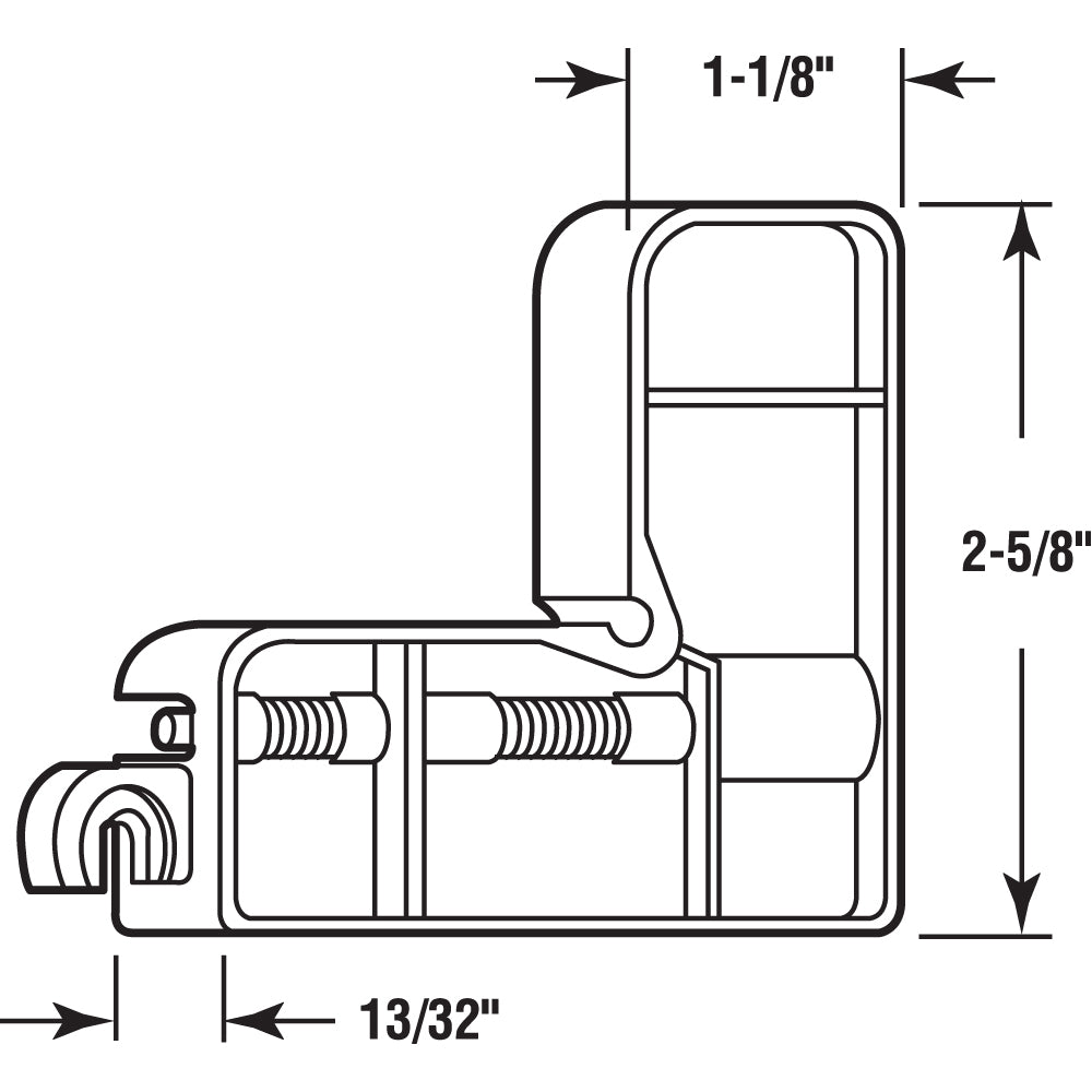 Diecast Screen Door Corner - 2 Pack