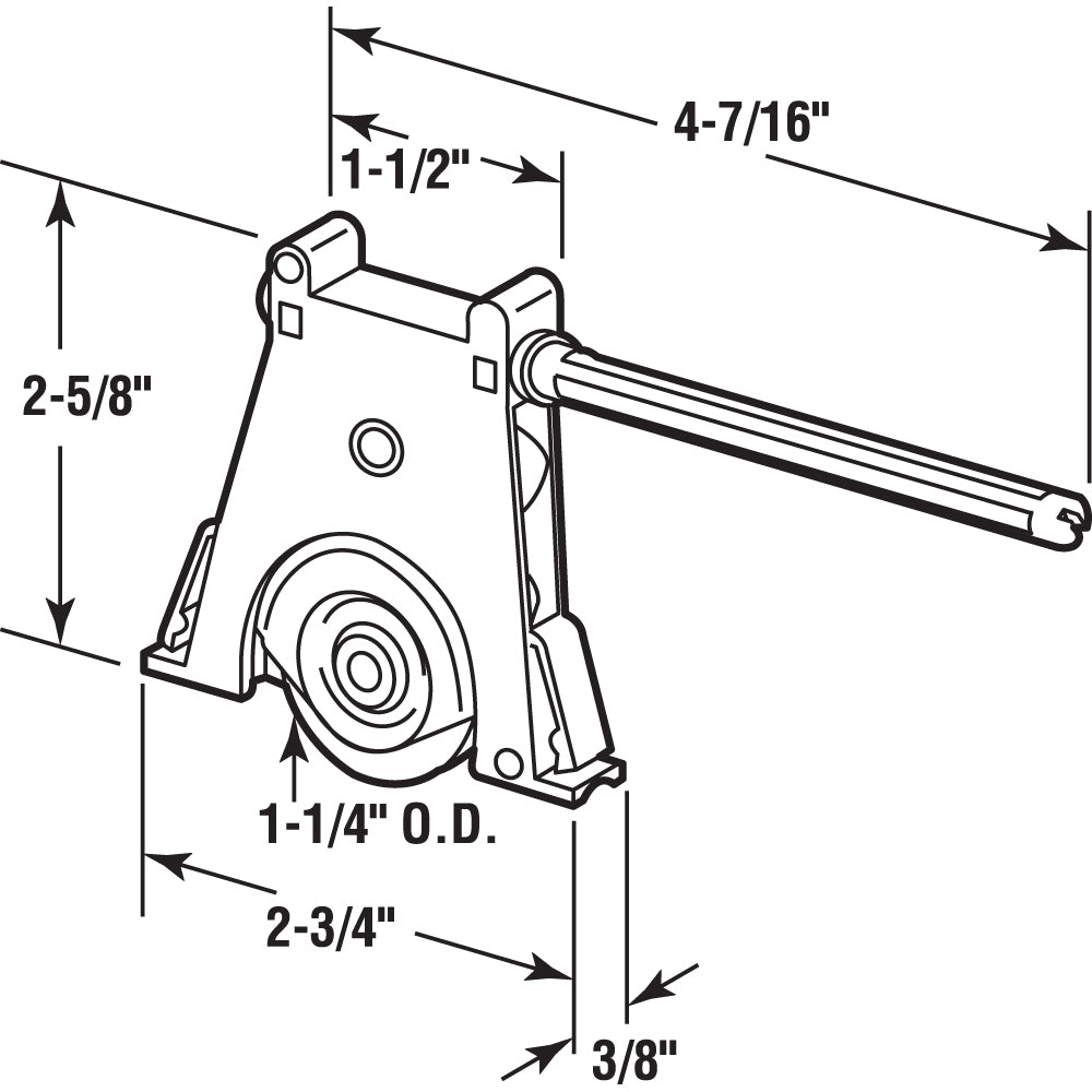 FHC Screen Door Tension Spring Side Adjustable - Anderson