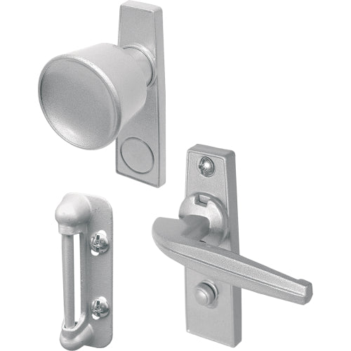 Tulip Knob Latch - 1-3/4" Mounting Holes - Aluminum