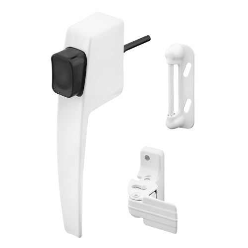 White - Screen Or Storm Door Push Button Door Latch