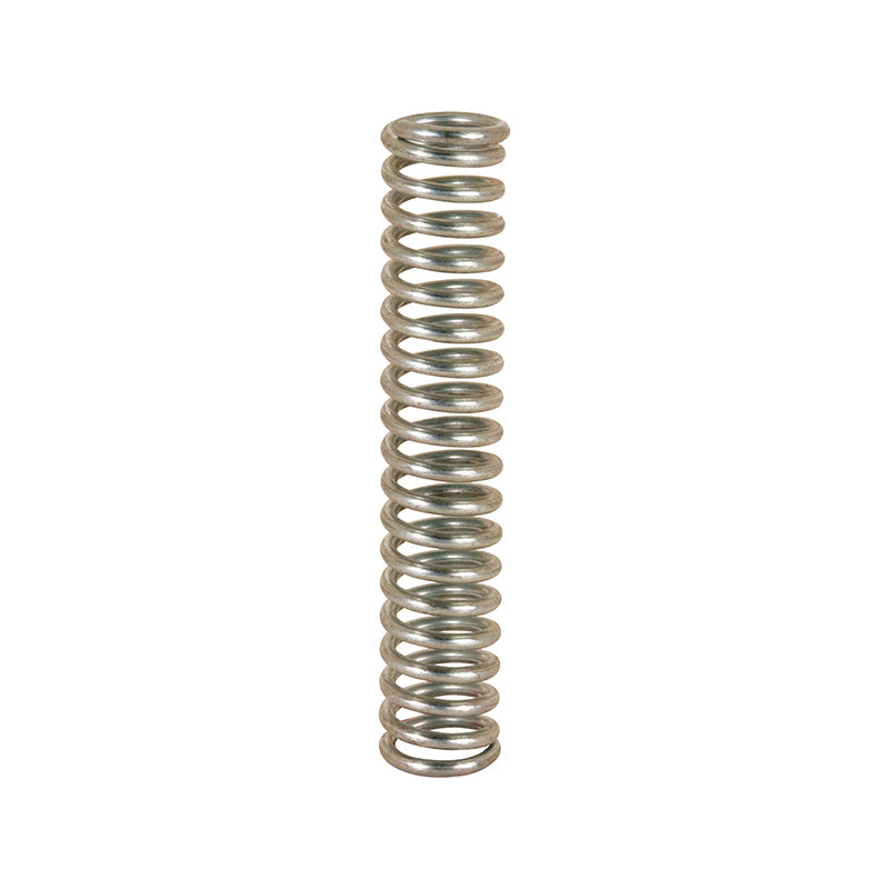 FHC Compression Spring - Spring Steel Construction - Nickel-Plated Finish - 0.072 Ga X 1/2" X 2-3/4" - (2-Pack)