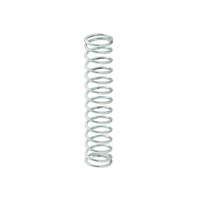 FHC Compression Spring - Spring Steel Construction - Nickel-Plated Finish - 0.025 Ga X 9/32" X 1-3/8" - (4-Pack)