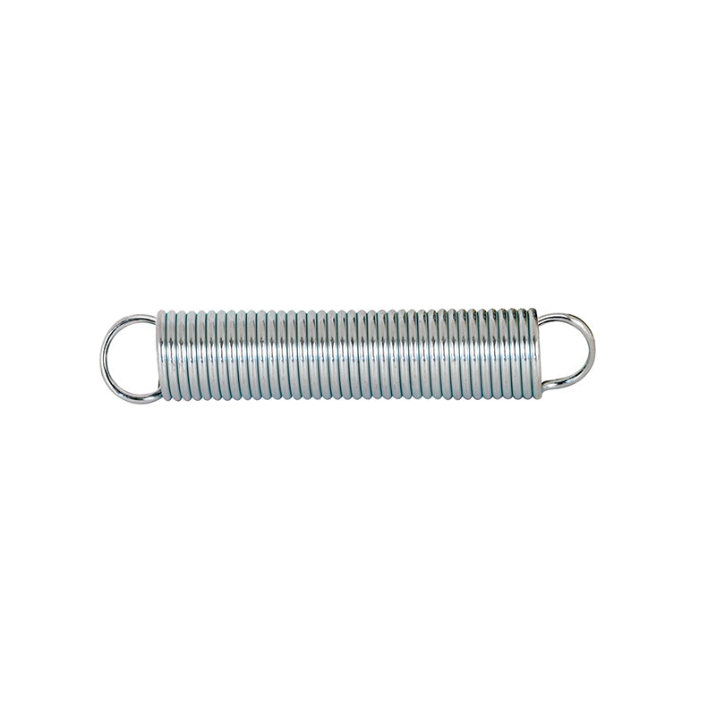 FHC Extension Spring - Spring Steel Construction - Nickel-Plated Finish - 0.047 Ga X 7/16" X 2-1/2" - Closed Single Loop - (2-Pack)