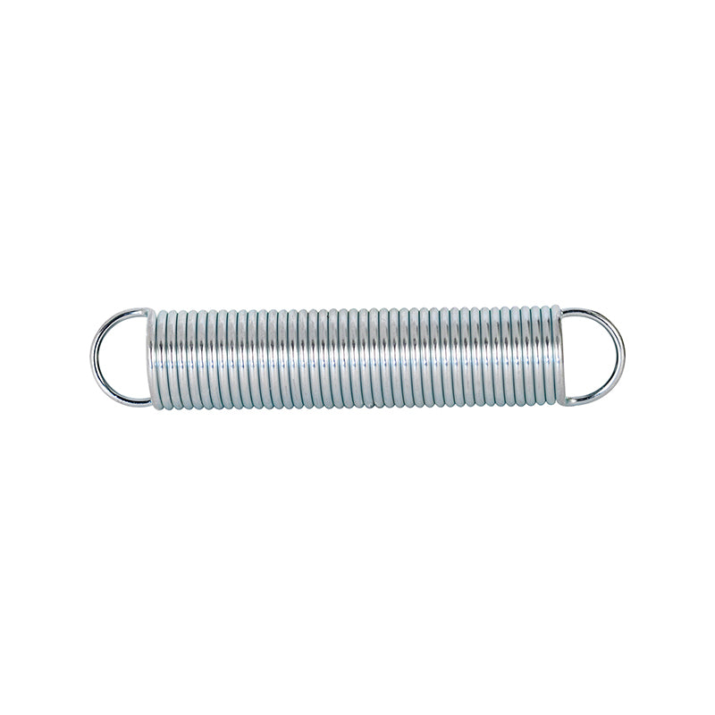 FHC Extension Spring - Spring Steel Construction - Nickel-Plated Finish - 0.054 Ga X 9/16" X 3" - Closed Single Loop - (2-Pack)