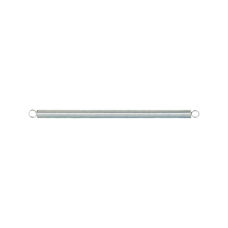 FHC Extension Spring - Spring Steel Construction - Nickel-Plated Finish - 0.047 Ga X 1/2" X 8-1/2" - Closed Single Loop - (1-Pack)