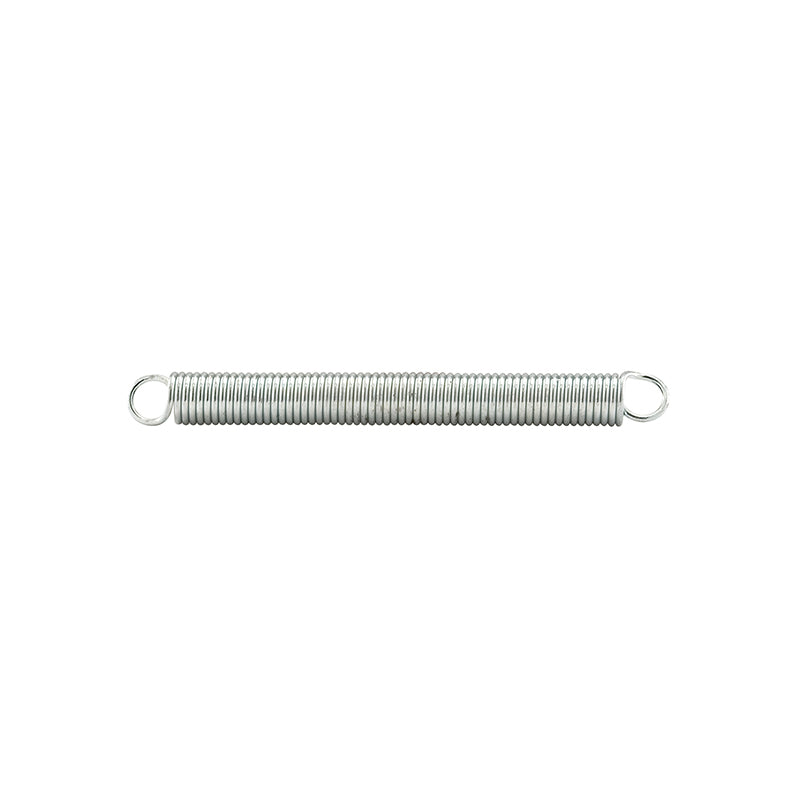 FHC Extension Spring - Spring Steel Construction - Nickel-Plated Finish - 0.035 Ga X 1/4" X 2-1/2" - Closed Single Loop - (2-Pack)