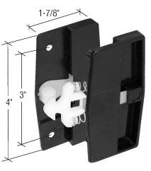 CRL Sliding Screen Door Latch and Pull With 3" Screw Holes for Columbia 1/2" Thick Doors *DISCONTINUED*
