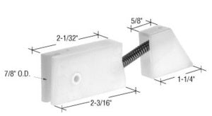 CRL 7/8" Nylon Center Groove Sliding Screen Door Roller with Two Piece Plastic Housing *DISCONTINUED*