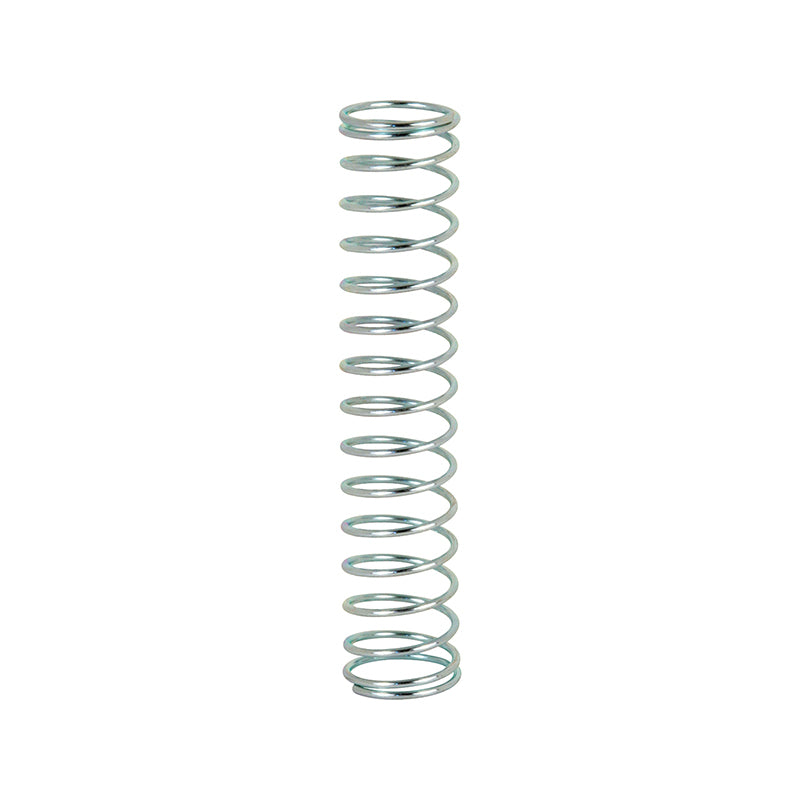 FHC Compression Spring - Spring Steel Construction - Nickel-Plated Finish - 0.031 Ga X 7/16" X 2-1/8" - (4-Pack)
